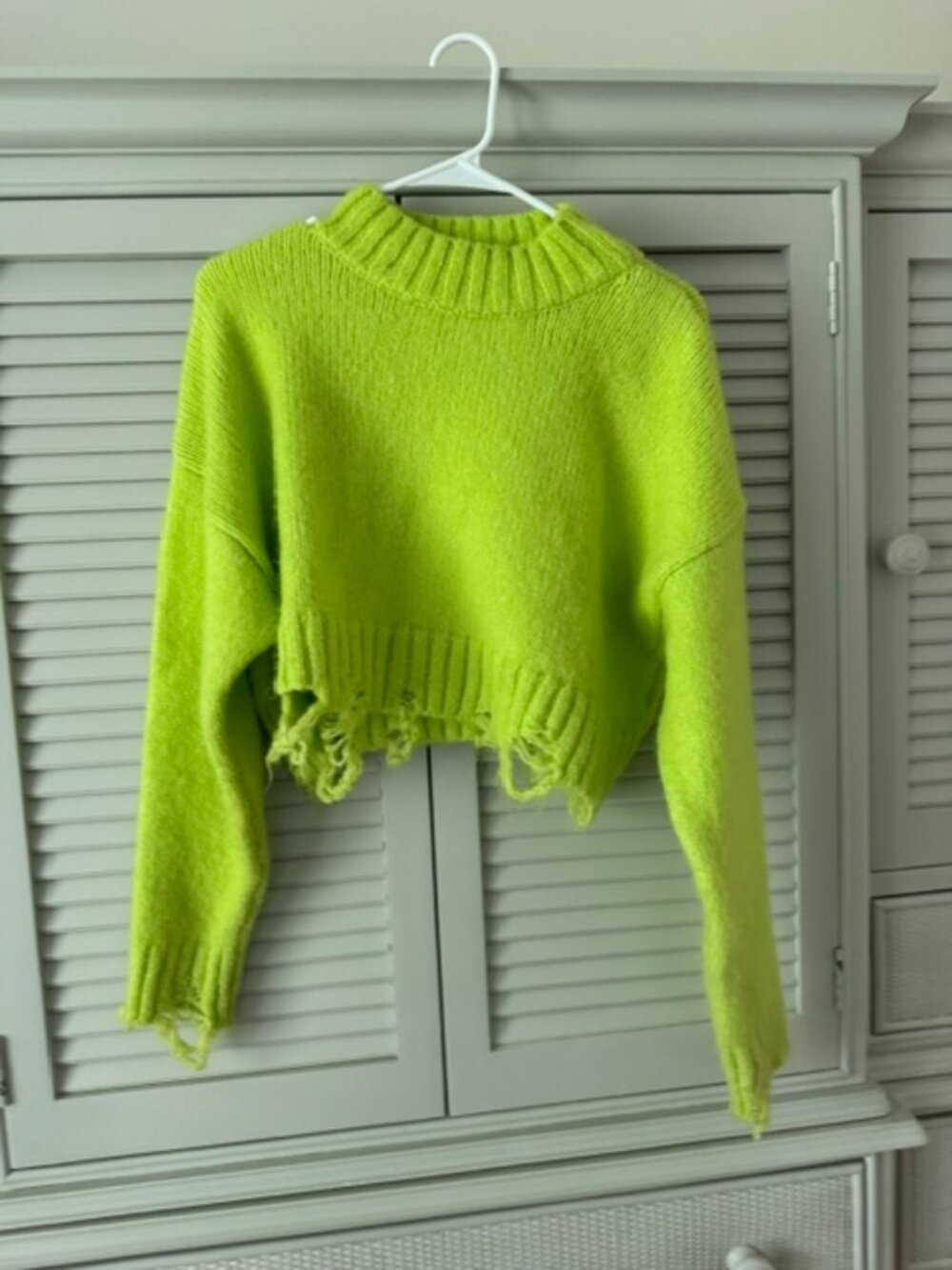Zara Green Sweater Size M